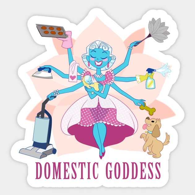 Domestic Goddess Sticker by JoTheZette